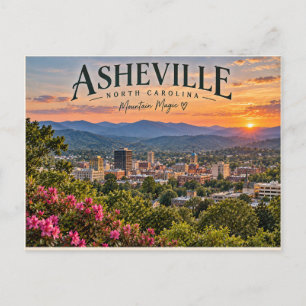 Carte Postale Asheville Caroline du Nord