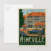Carte Postale Asheville, Caroline du Nord (Devant / Derrière)