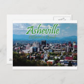 Carte Postale Asheville...Différent est bon ! (Devant / Derrière)