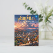 Carte Postale Asheville États-Unis (Debout devant)