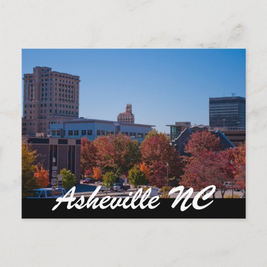 Carte Postale Asheville NC (Devant)