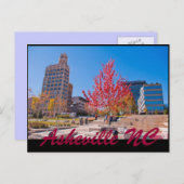 Carte Postale Asheville NC (Devant / Derrière)