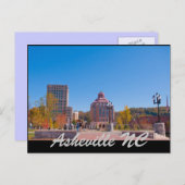 Carte Postale Asheville NC (Devant / Derrière)
