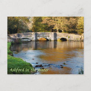 Carte Postale Ashford dans le Water Derbyshire photo souvenir