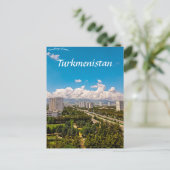 Carte postale Ashgabat Turkménistan (Debout devant)