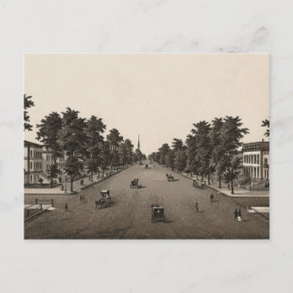 Carte Postale Ashland Avenue, Chicago (c. 1880)