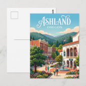 Carte Postale Ashland, Oregon (Devant / Derrière)