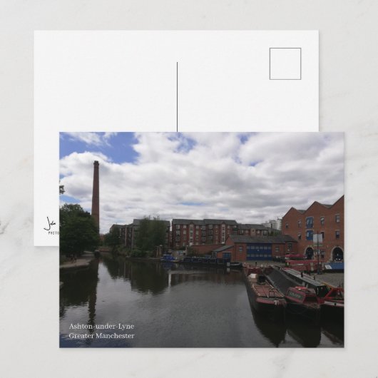 Carte Postale Ashton-under-Lyne (Devant / Derrière)