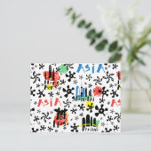 Carte Postale Asia | Pattern (Debout devant)