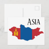 Carte Postale Asie (Devant / Derrière)