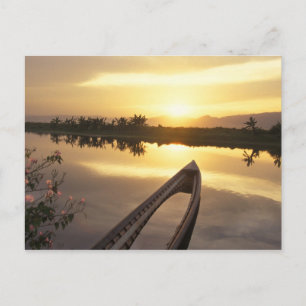 Carte Postale Asie, Birmanie (Myanmar) Bateau de pêche coulé