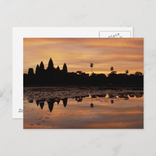Carte Postale Asie, Cambodge, Siem Reap, Angkor Wat (b. 12e) (Devant / Derrière)