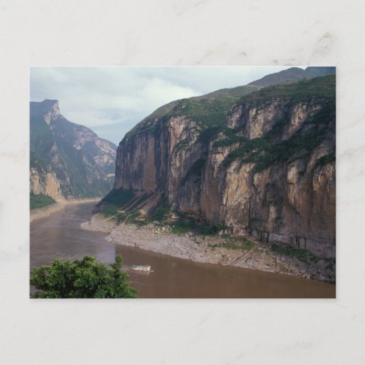 Carte Postale Asie, Chine, fleuve Yangtze, Trois Gorges. (Devant)