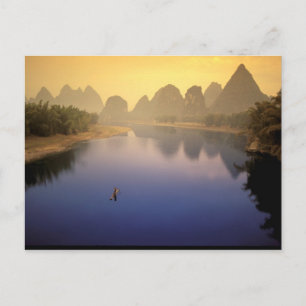Carte Postale Asie, Chine, province de Guangxi, Yangshuo. Seul