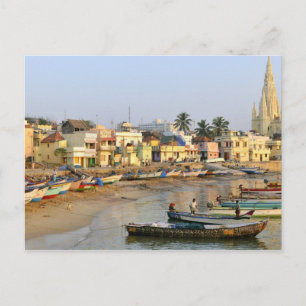 Carte Postale Asie, Inde, Tamil Nadu, Kanniyakumari