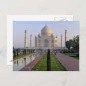 Carte Postale Asie, Inde, Uttar Pradesh, Agra. Le Taj 3 (Devant / Derrière)