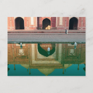 Carte Postale Asie, Inde, Uttar Pradesh, Agra. Sur le 2