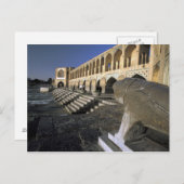 Carte Postale Asie, Iran, Ispahan. Pont Pol-e Khaju. (Devant / Derrière)