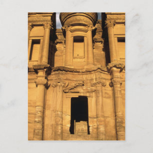 Carte Postale Asie, Jordanie, Pétra. El Deir, le Monastère.
