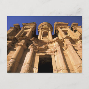 Carte Postale Asie, Jordanie, Pétra. El Deir, le monastère.