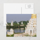 Carte Postale Asie, Myanmar (Birmanie), Mandalay. Un bouddhiste (Devant / Derrière)