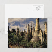 Carte Postale Asie, Myanmar, Inle Lake. ruines antiques de (Devant / Derrière)