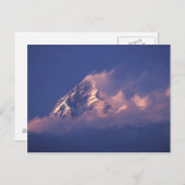 Carte Postale Asie, Népal. Machhapuchhare (Devant / Derrière)