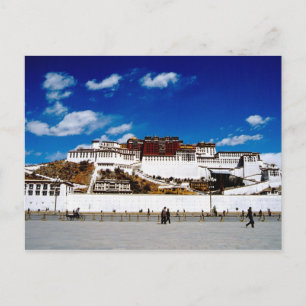 Carte Postale Asie, Tibet, Lhasa, Palais du Potala. UNESCO