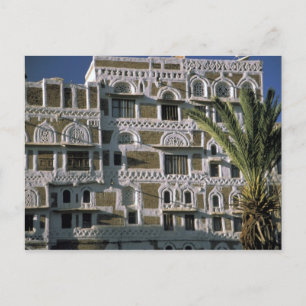 Carte Postale Asie, Yémen, Sanaa. Maison du Yémen.
