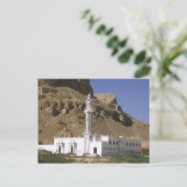 Carte Postale Asie, Yémen, Tarim. Mosquée blanche. (Debout devant)