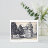 Carte Postale Asile fou de Greystone, Plaines de Morris, New Jer (Debout devant)