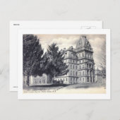 Carte Postale Asile fou de Greystone, Plaines de Morris, New Jer (Devant / Derrière)