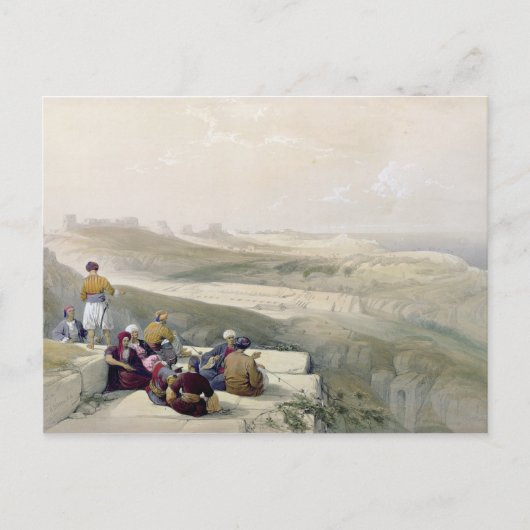 Carte Postale Askalon, plaque du Volume II de 'Le Saint (Devant)