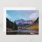 Carte Postale Aspen Colorado (Devant / Derrière)