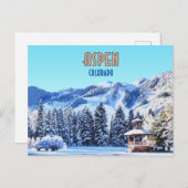 Carte Postale Aspen Colorado Station de ski Montagnes (Devant / Derrière)