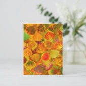Carte Postale Aspen Feuilles Collage Solid Medley 1 (Debout devant)