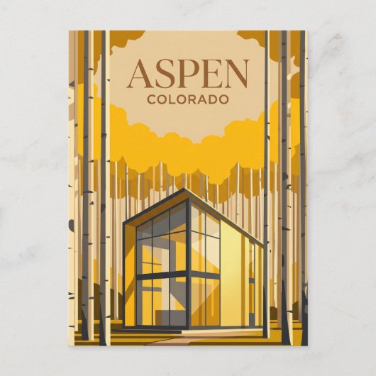 Carte Postale Aspen USA (Devant)