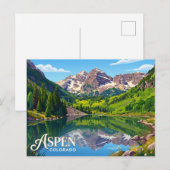 Carte Postale Aspen USA (Devant / Derrière)