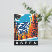 Carte Postale Aspen, Voyage (Debout devant)