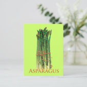 Carte Postale Asperges vertes (Debout devant)