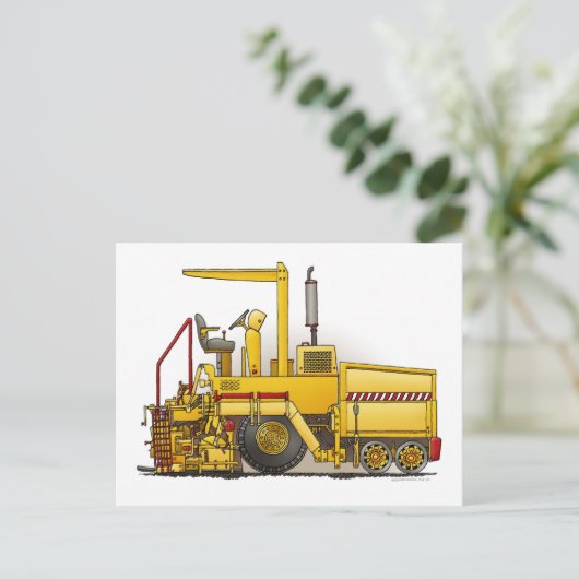 Carte postale ASphalt Paving Machine (Debout devant)