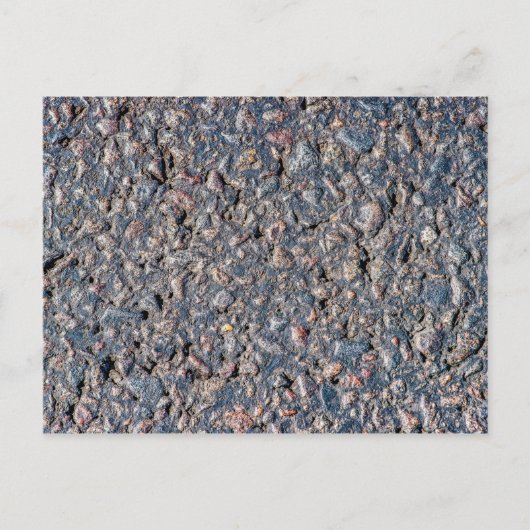 Carte Postale Asphalte et texture de galets (Devant)