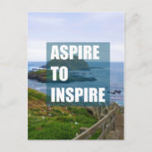 Carte Postale Aspire à inspirer (Devant)