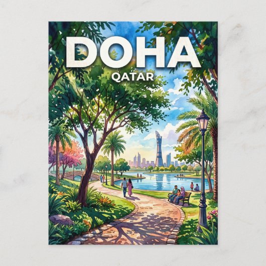 Carte Postale Aspire Park Qatar (Devant)
