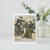 Carte Postale Assassinat de 'Wild Bill' (W.B. Hickok) par Jack (Debout devant)