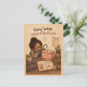 Carte Postale Assez superficiel (Debout devant)
