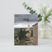 Carte Postale Assise Italie (Debout devant)