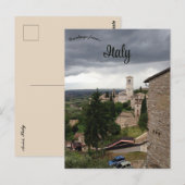 Carte Postale Assise Italie (Devant / Derrière)