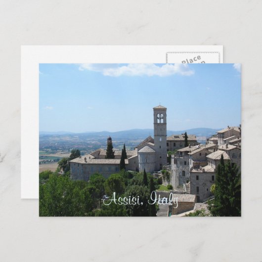 Carte postale - Assisi (Devant / Derrière)