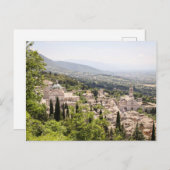 Carte postale Assisi Overlook (Devant / Derrière)